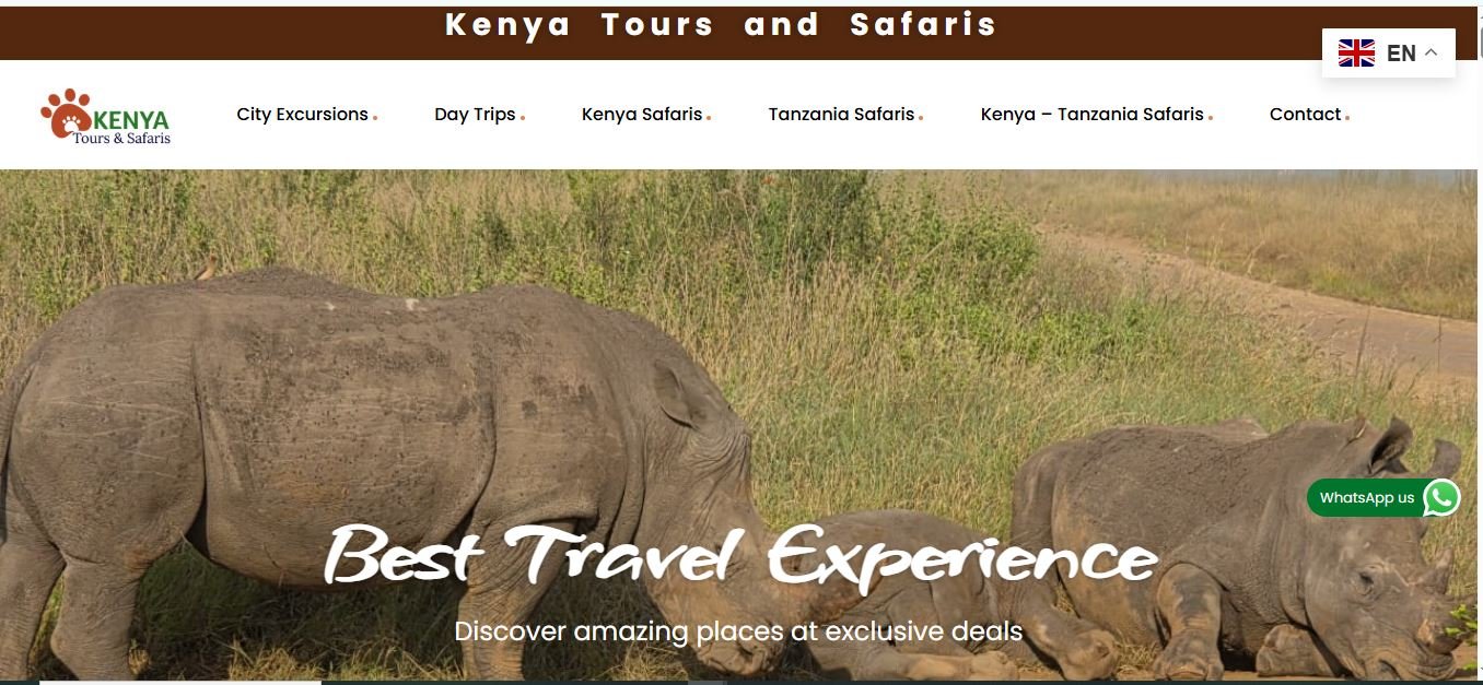 kenyatoursandsafaris.com preview