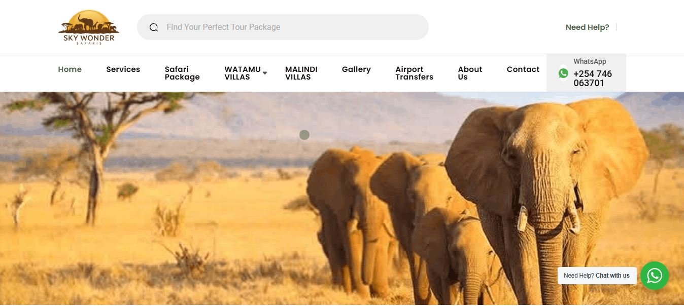 skywonderssafaris.co.ke preview