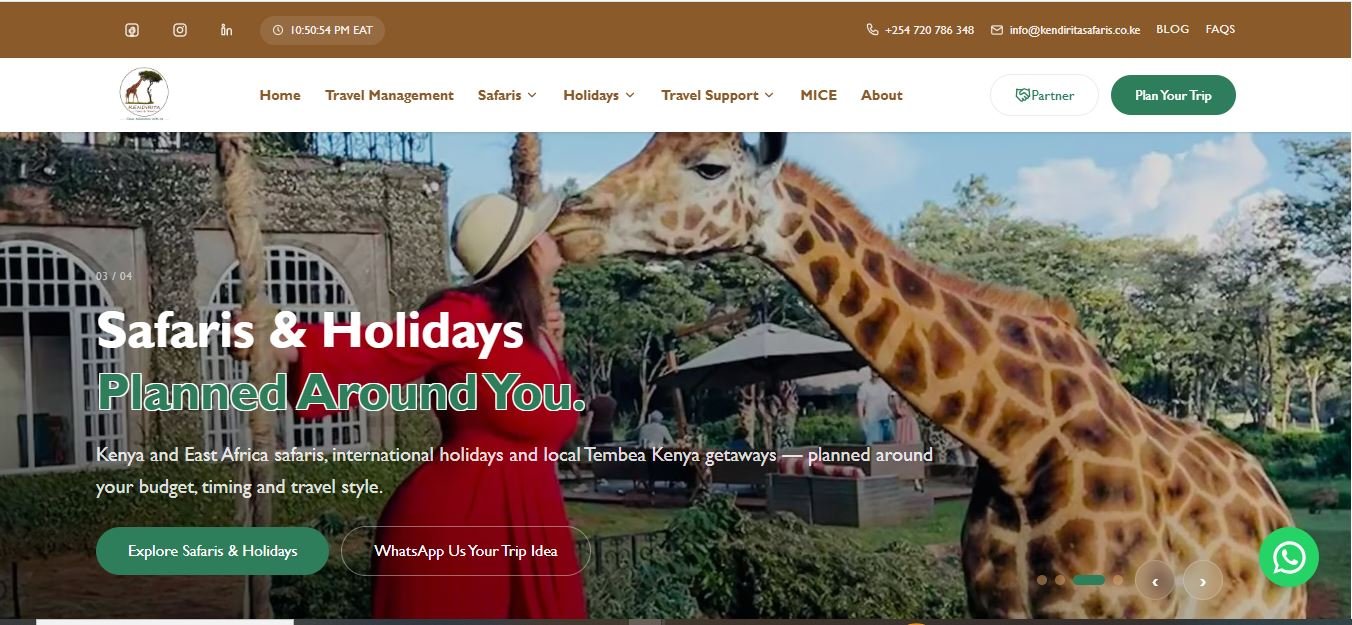 kendiritasafaris.co.ke preview