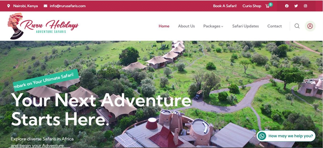 rurusafaris.com preview