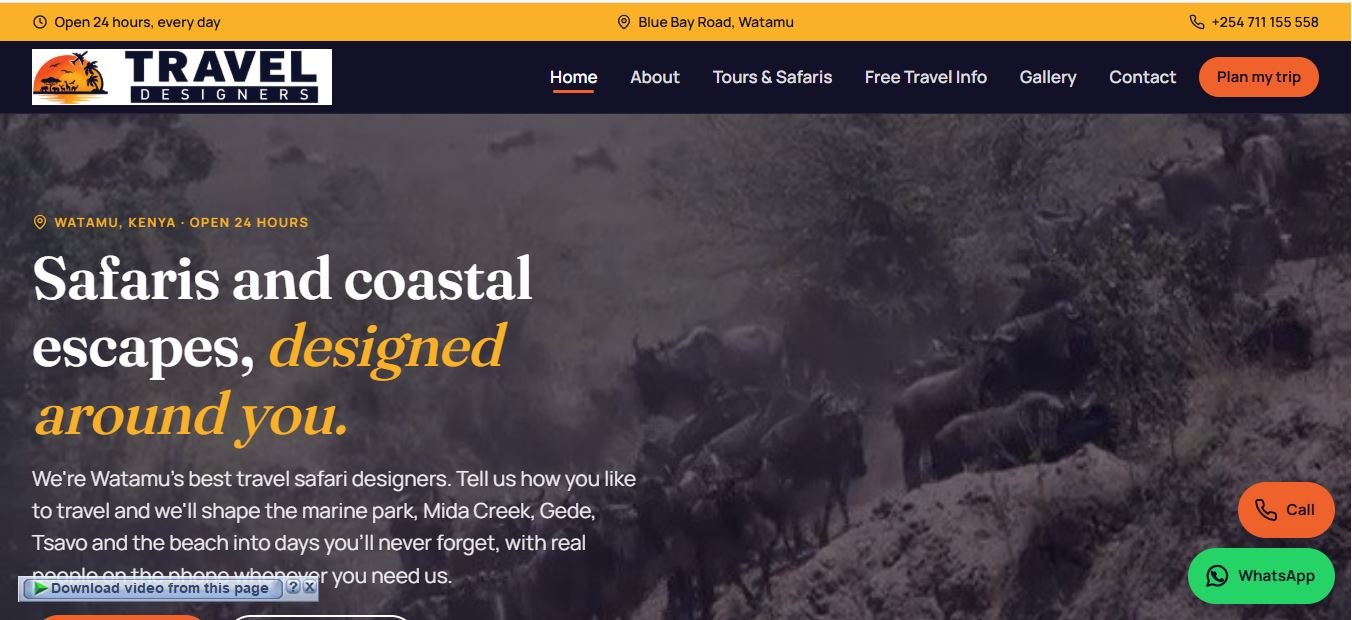 traveldesigners.co.ke preview