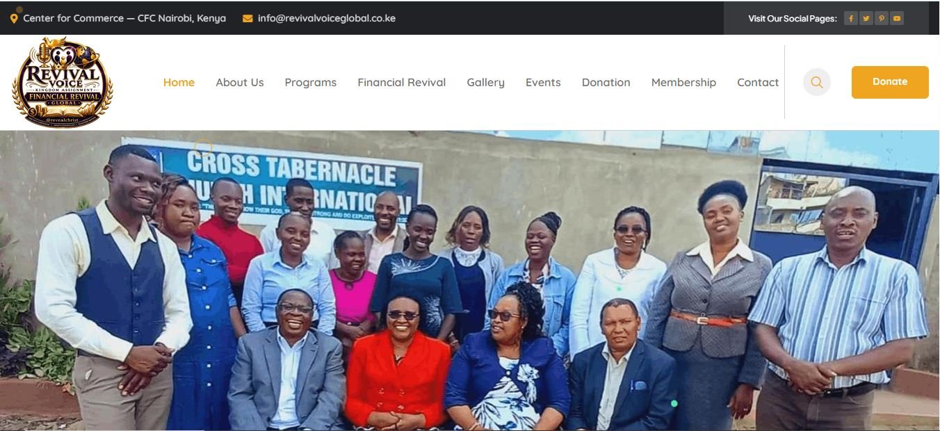 revivalvoiceglobal.co.ke preview